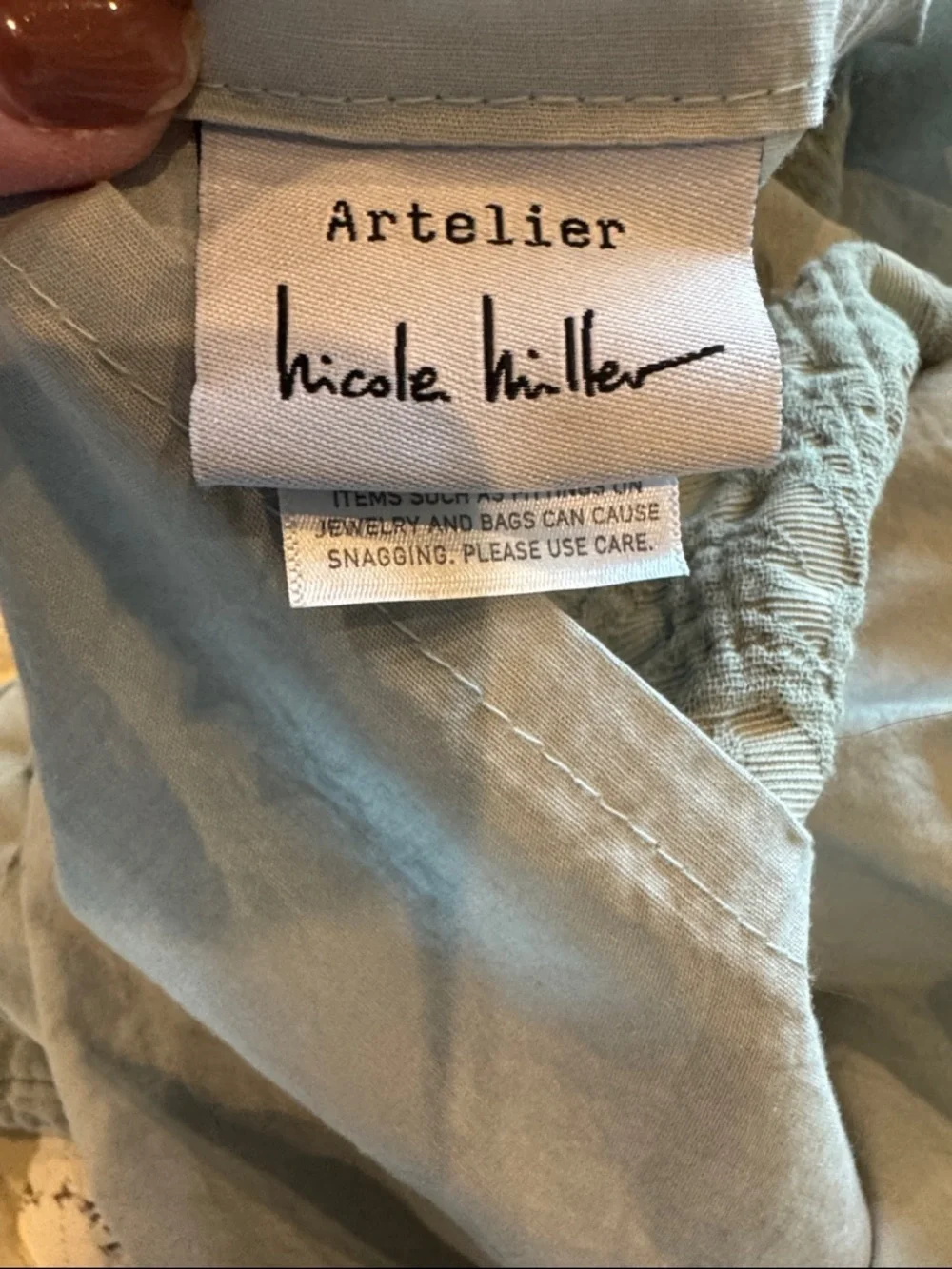 Artelier Nicole Miller 100% Cotton Textured Pillow Cases-Set of 2 STD Medallion